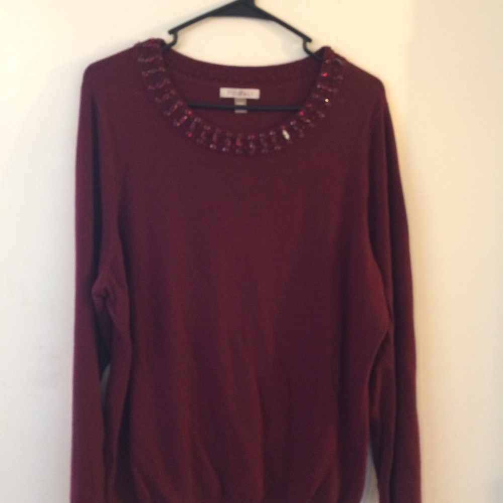 Roz & Ali embellished top